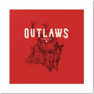 Outlaws for Life Wildlife Edition Posters and Art